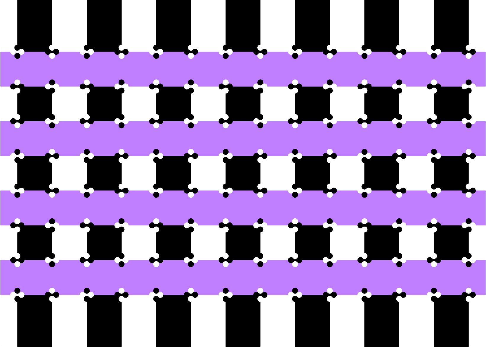 Even circles give the illusion of bending